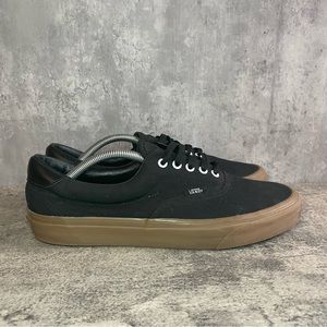 Vans Era "black gum sole' Sneakers Mens sz 12